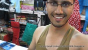 dinesh wagle busy ruapa undergarment in a shop in bangalore
