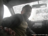 dinesh wagle in taxi on his way back to manali from rohtang pass himachal pradesh india