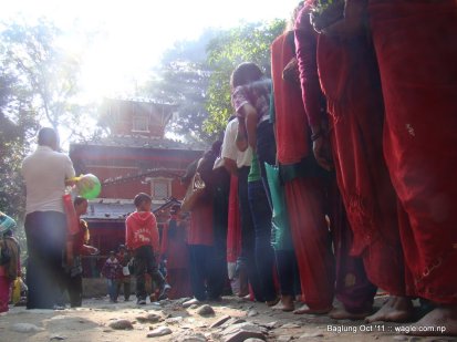 baglung kalika temple dashain festival (0)